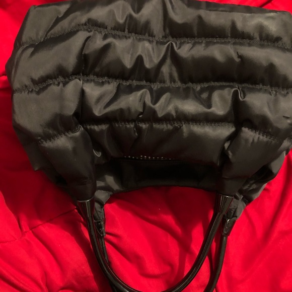 Kate spade black satin bag